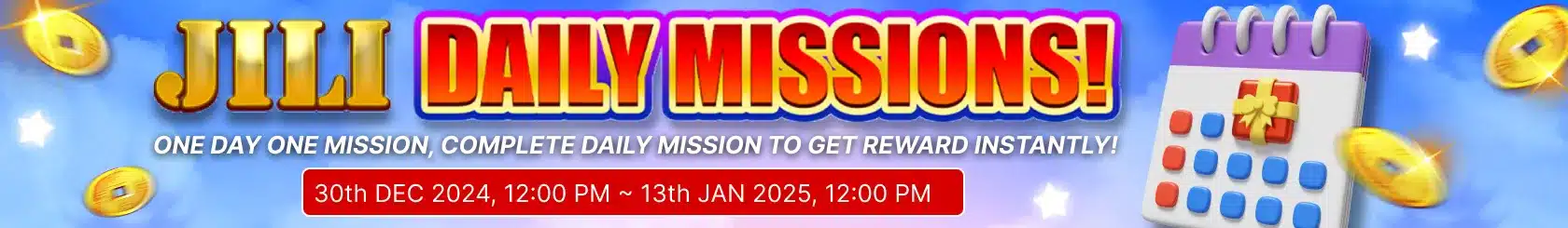 Nuebe Gaming JILIDailyMissionPromotionBanner