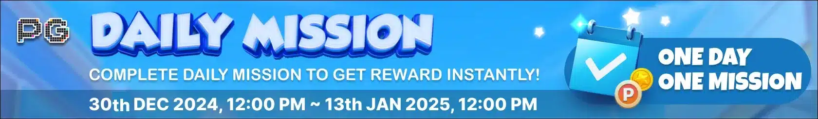 Nuebe Gaming PGDailyMissionPromotionBanner